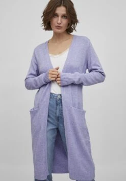 Vila Viril Long Cardigan - Vest - Sweet Lavender -Korting Dameskleding 0461c2f76a344ff59c27726778a76a92