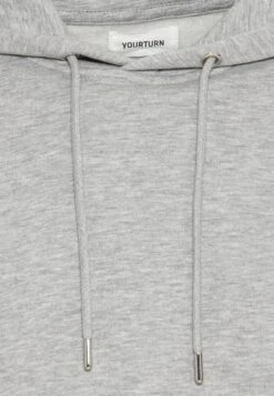 YOURTURN Unisex - Hoodie - Mottled Grey -Korting Dameskleding 046923917e3648a69f77e2fcf81104e1