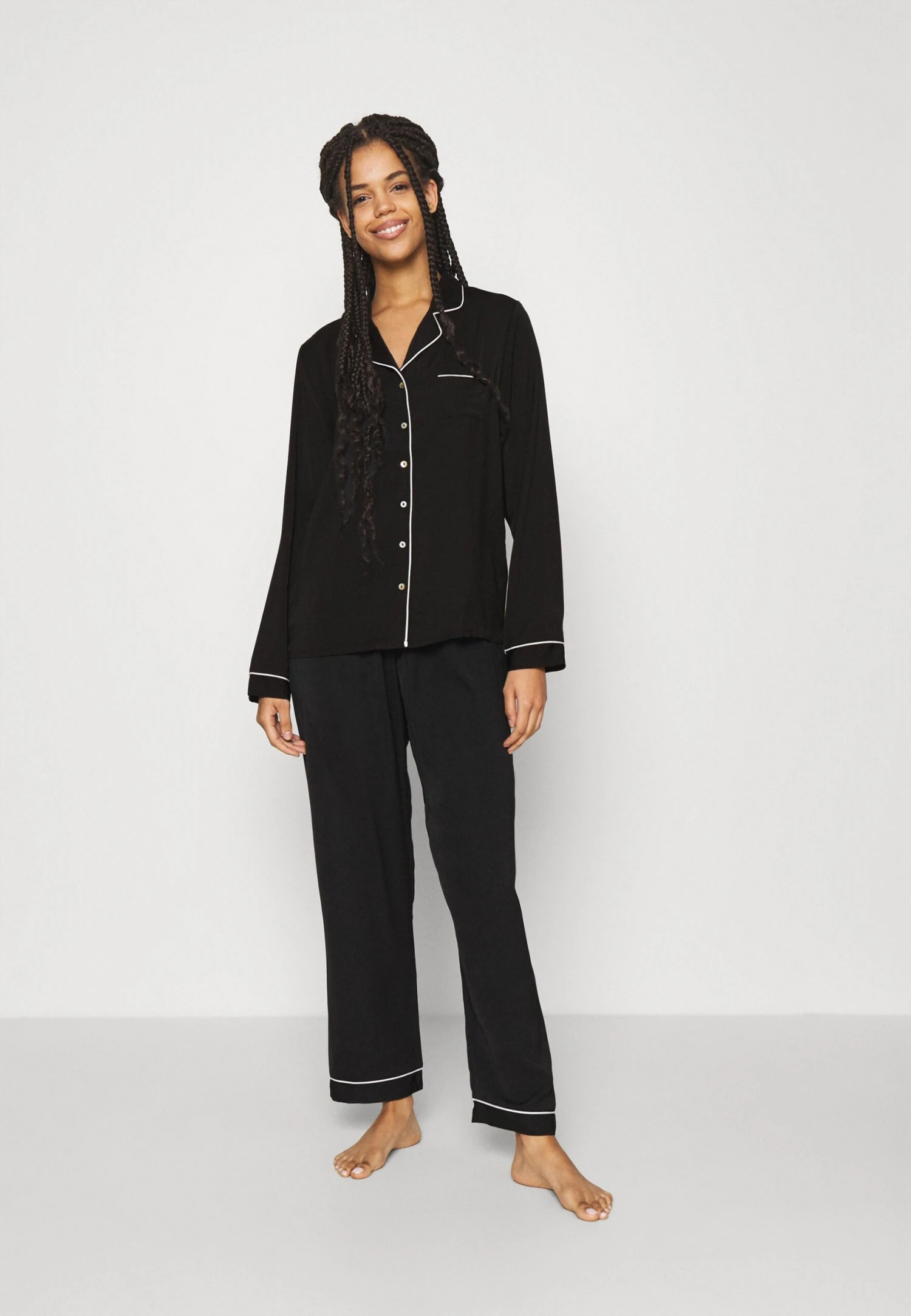 Anna Field Pyjama - Black 2 Anna Field Pyjama - Black - Afbeelding 2