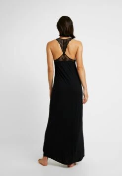 Anna Field Anna Long Viscose Dress- Nachtjapon - Black -Korting Dameskleding 10e5b321d6434ffdbbb5d172b7ad7489