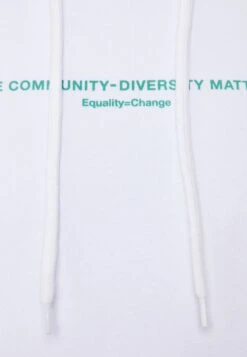 YOURTURN Unisex - Hoodie - White -Korting Dameskleding 1811505e1753468286d44b7b3e514bac