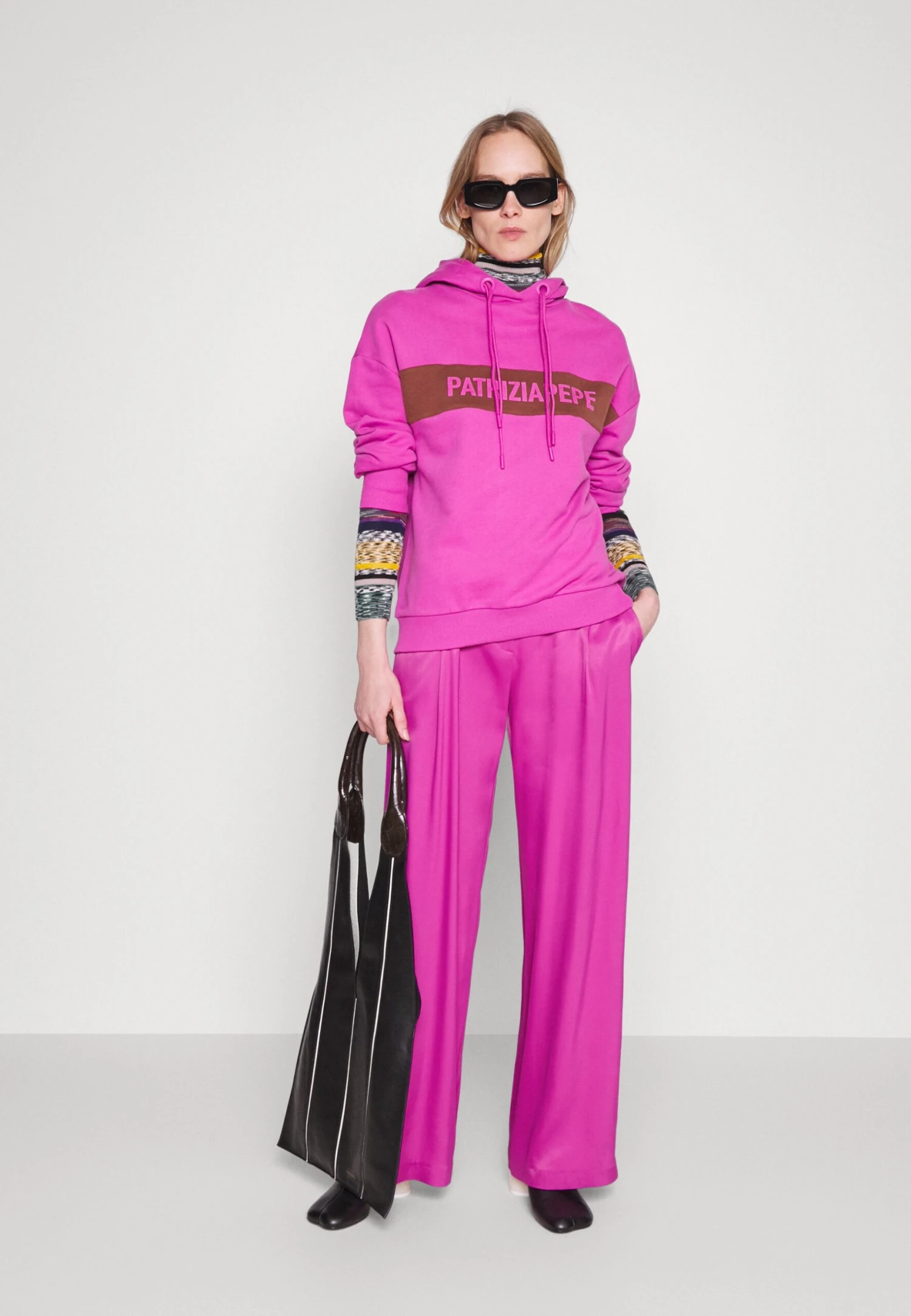 Patrizia Pepe Pantaloni Trousers - Broek - Orchid Purple 2 Patrizia Pepe Pantaloni Trousers - Broek - Orchid Purple - Afbeelding 2