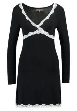 Anna Field Nachtjapon - Black -Korting Dameskleding 32fa00dfae104f94a6dcda686bd2fdf8