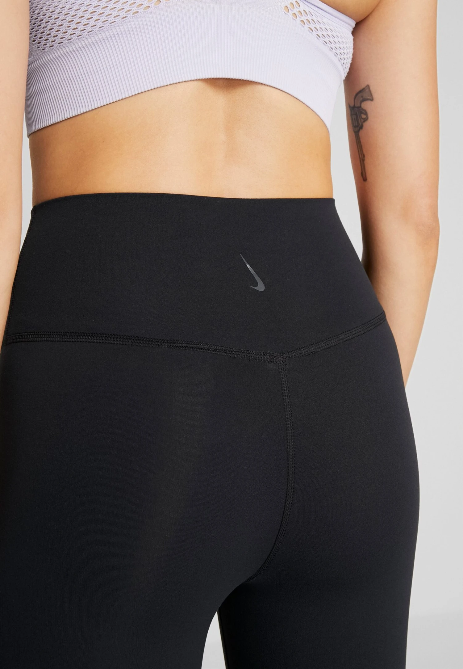 Nike Performance Nike Yoga Luxe 7/8-Infinalon-Leggings Mit Hohem Taillenbund Für Damen - Legging - Black/Dark Smoke Grey 5 Nike Performance Nike Yoga Luxe 7/8-Infinalon-Leggings Mit Hohem Taillenbund Für Damen - Legging - Black/Dark Smoke Grey - Afbeelding 5