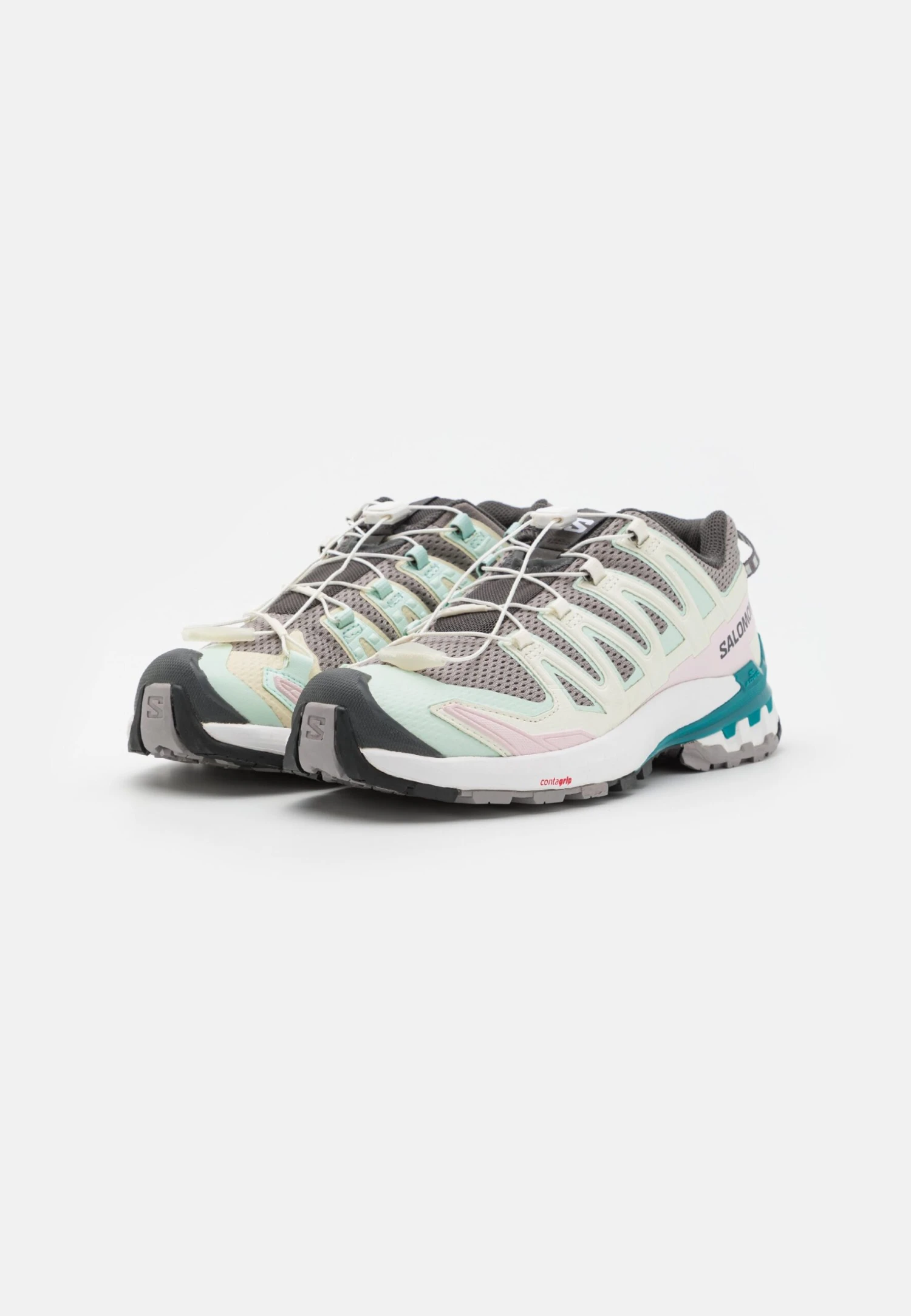 Salomon Xa Pro 3D V9 - Trail Hardloopschoenen - Gull/White/Bleached Aqua 2 Salomon Xa Pro 3D V9 - Trail Hardloopschoenen - Gull/White/Bleached Aqua - Afbeelding 2