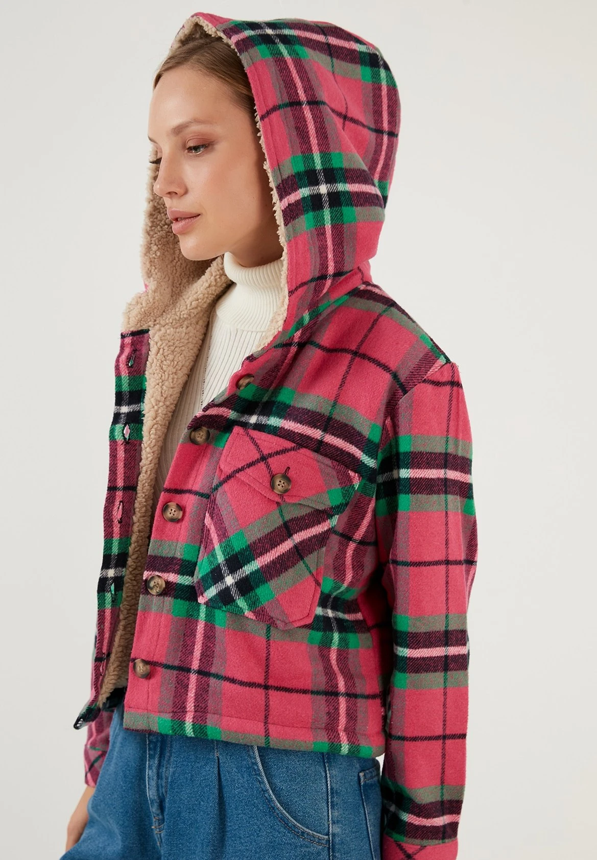 LELA Regular Fit - Jas - Fuchsia 5 LELA Regular Fit - Jas - Fuchsia - Afbeelding 5