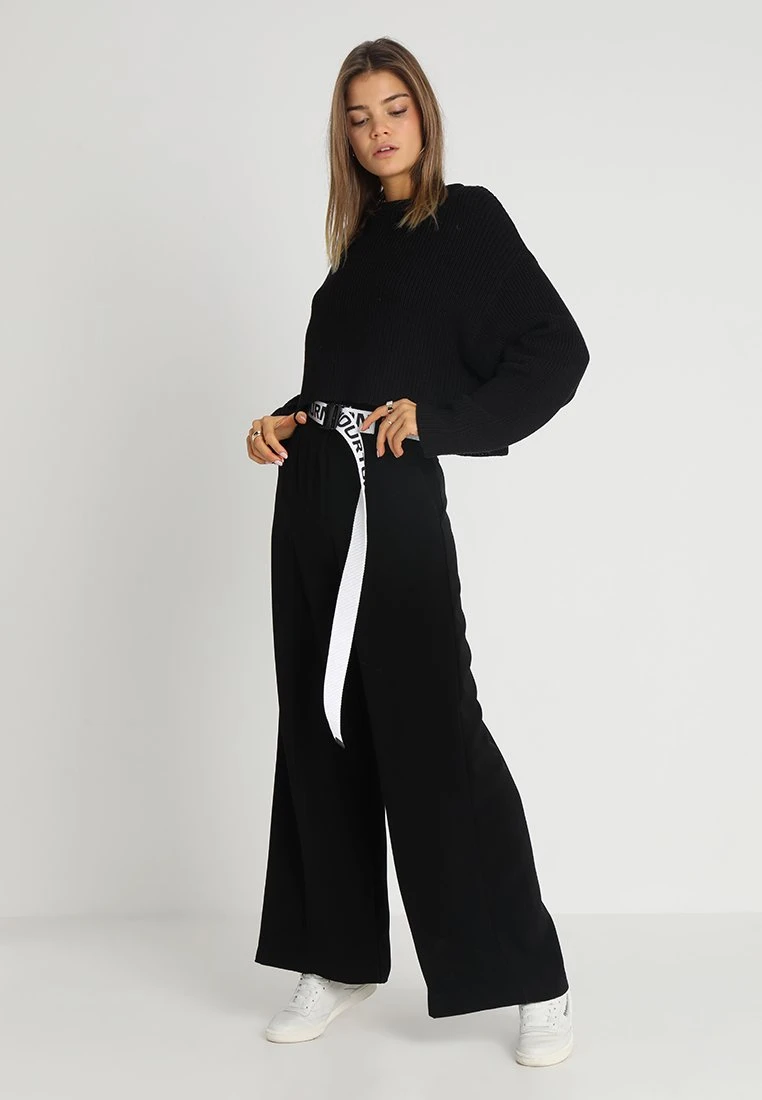 Even&Odd Cropped Jumper - Trui - Black 2 Even&Odd Cropped Jumper - Trui - Black - Afbeelding 2