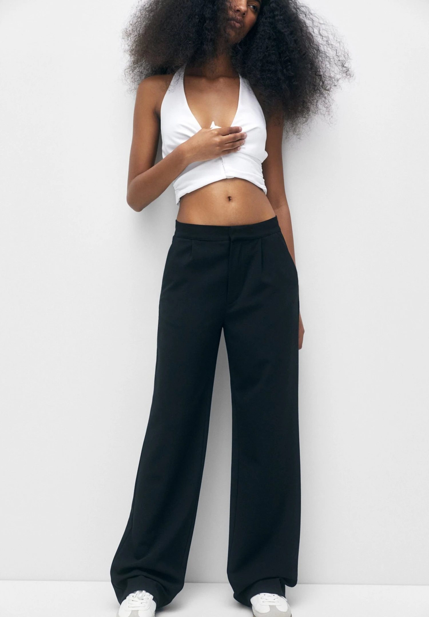 PULL & BEAR Broek - Black 1 PULL & BEAR Broek - Black