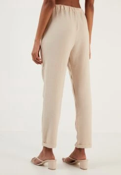 LELA Slim Fit - Broek - Stone 8 LELA Slim Fit - Broek - Stone -Korting Dameskleding 768a4bd8c79f4f1596c10fdc2f212d70