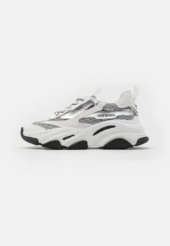 Steve Madden Possession - Sneakers Laag - Silver/White -Korting Dameskleding 7b8caed886914ed99552de6bfb8ee9d9