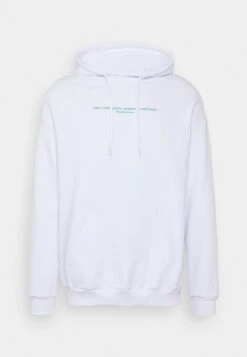 YOURTURN Unisex - Hoodie - White -Korting Dameskleding 8250e891b89d430c955bc372fbaf9d0f