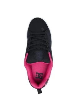 DC SHOES Court Graffik - Sneakers Laag - Black/Pink Stencil -Korting Dameskleding 869cf91cfdae45ac828dc6a7a12cb0d7
