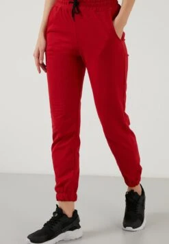 LELA Slim Fit - Trainingsbroek - Red -Korting Dameskleding 941f1ab7945a4fdc8dd45bde81ea7bf7