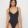 Seafolly Collective Gathered Strap One Piece - Badpak - Black