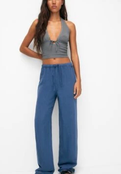 PULL & BEAR Flowing Faded - Broek - Blue -Korting Dameskleding a5ff0ede9c76434ea556dd33079fa4c4
