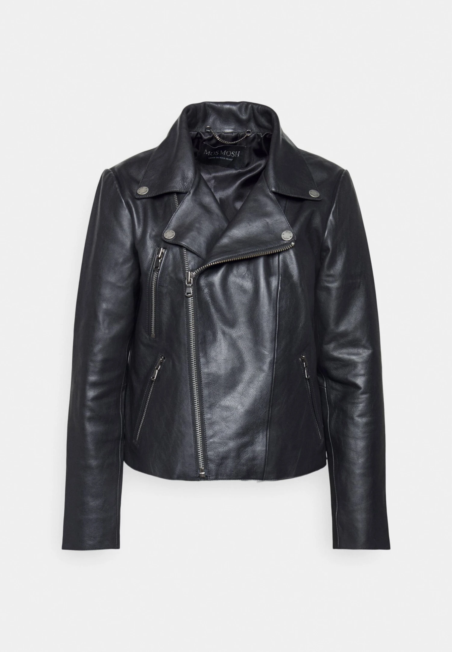 Mos Mosh Cami Leather Jacket - Leren Jas - Black 4 Mos Mosh Cami Leather Jacket - Leren Jas - Black - Afbeelding 4