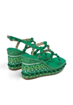 Alma En Pena Zavala - Sandalen Met Sleehak - Verde Oscuro -Korting Dameskleding add656f46e0d4976a8ecb68b8021a5d5