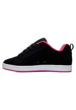 DC SHOES Court Graffik - Sneakers Laag - Black/Pink Stencil -Korting Dameskleding b4b4d268beb44d2eafe0c83d73c1f95f