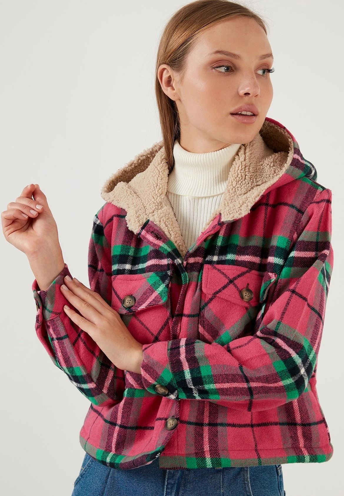 LELA Regular Fit - Jas - Fuchsia 7 LELA Regular Fit - Jas - Fuchsia - Afbeelding 7