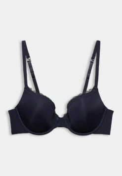 ESPRIT Feminine Sexy Padded Bra - Beugel Bh - Navy -Korting Dameskleding b51a0d46c9914eb09a2501c5af38afaa