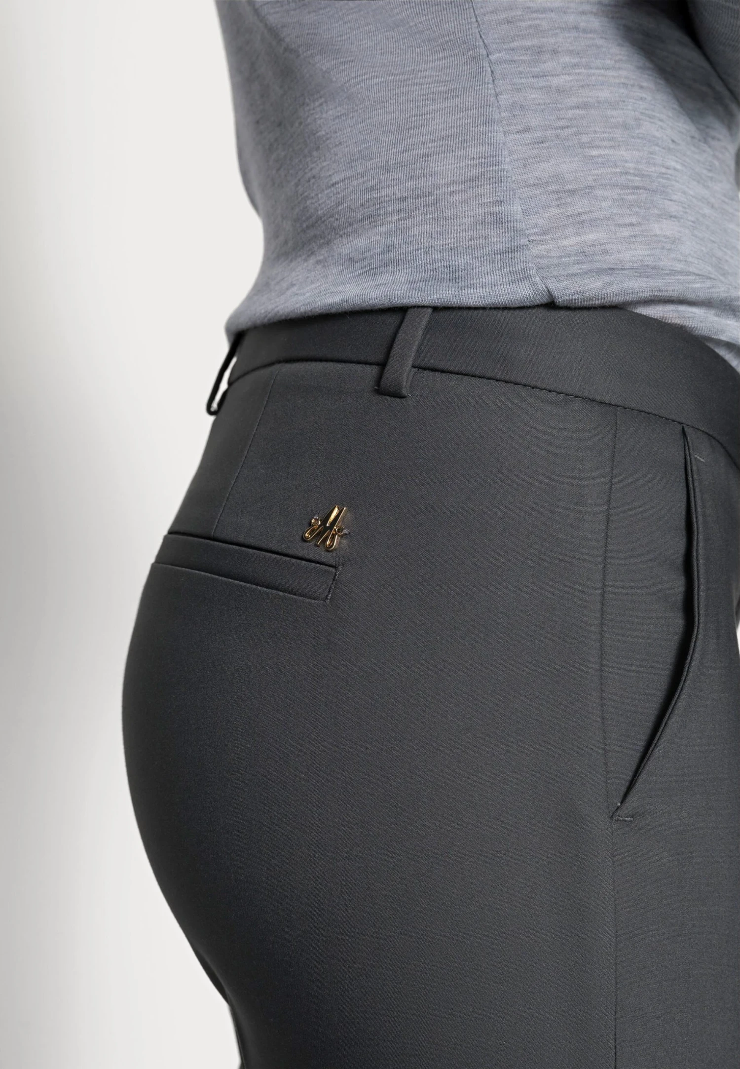 Mos Mosh Abbey Night Pant - Broek - Antracite 5 Mos Mosh Abbey Night Pant - Broek - Antracite - Afbeelding 5