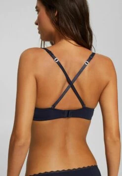 ESPRIT Feminine Sexy Padded Bra - Beugel Bh - Navy -Korting Dameskleding d57be941399c45ec9761d2cdc82ff068