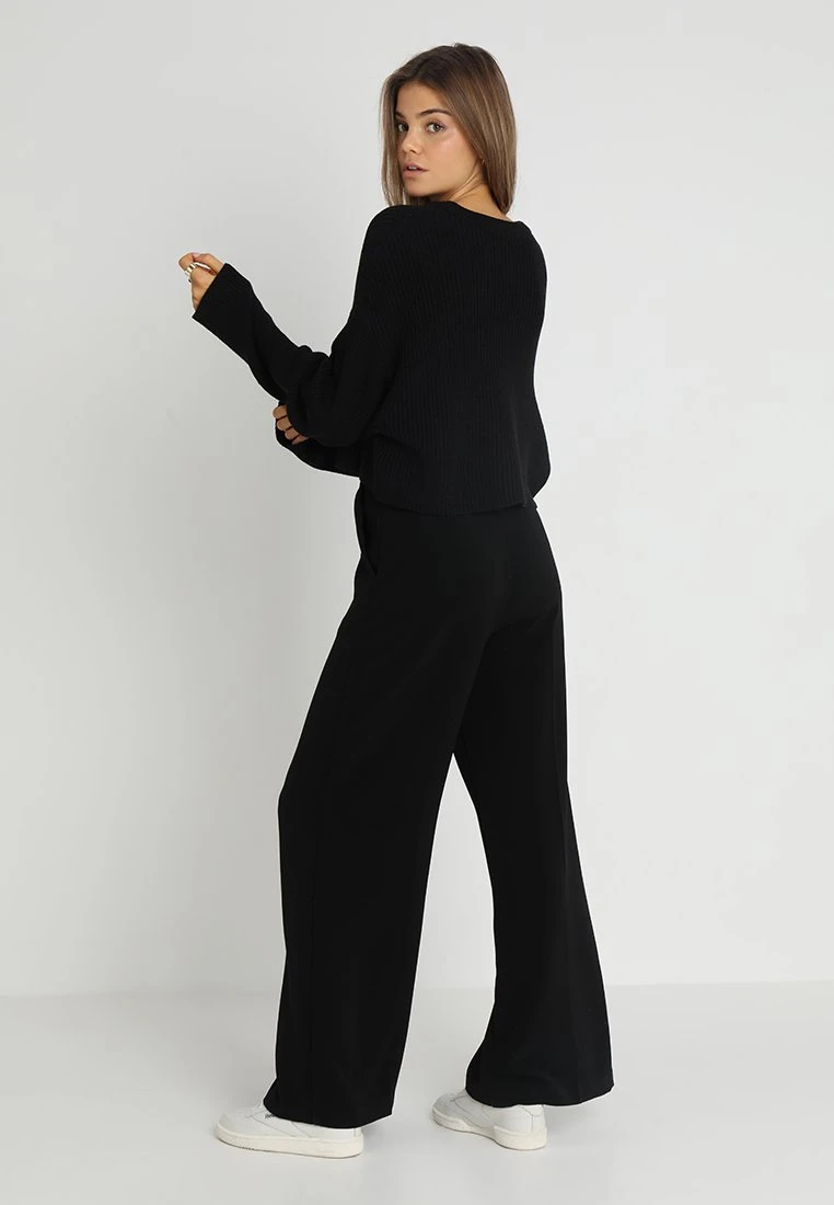 Even&Odd Cropped Jumper - Trui - Black 3 Even&Odd Cropped Jumper - Trui - Black - Afbeelding 3
