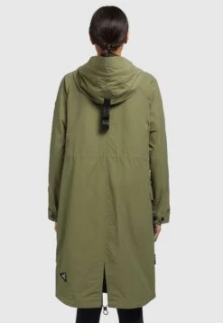 Khujo Marnia - Regenjas - Olivgrün -Korting Dameskleding d8b72f8d3eeb4cdb9713c0aaaff9187a