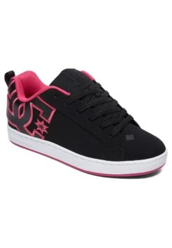 DC SHOES Court Graffik - Sneakers Laag - Black/Pink Stencil -Korting Dameskleding e56c5001f7e6447186861291ca49adc6