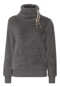 OXMO Oxanniki - Fleece Trui - Grey 11 OXMO Oxanniki - Fleece Trui - Grey -Korting Dameskleding e80ea954e5da45d3a98dcb902f528315