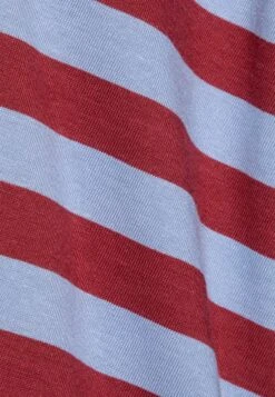 Monki Longsleeve - Dark Red/Blue -Korting Dameskleding ec69ece20bfc43698f0633b8a5829a35