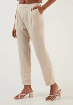 LELA Slim Fit - Broek - Stone 10 LELA Slim Fit - Broek - Stone -Korting Dameskleding ef05998f614d4ccea081ae2df5bf9eb5