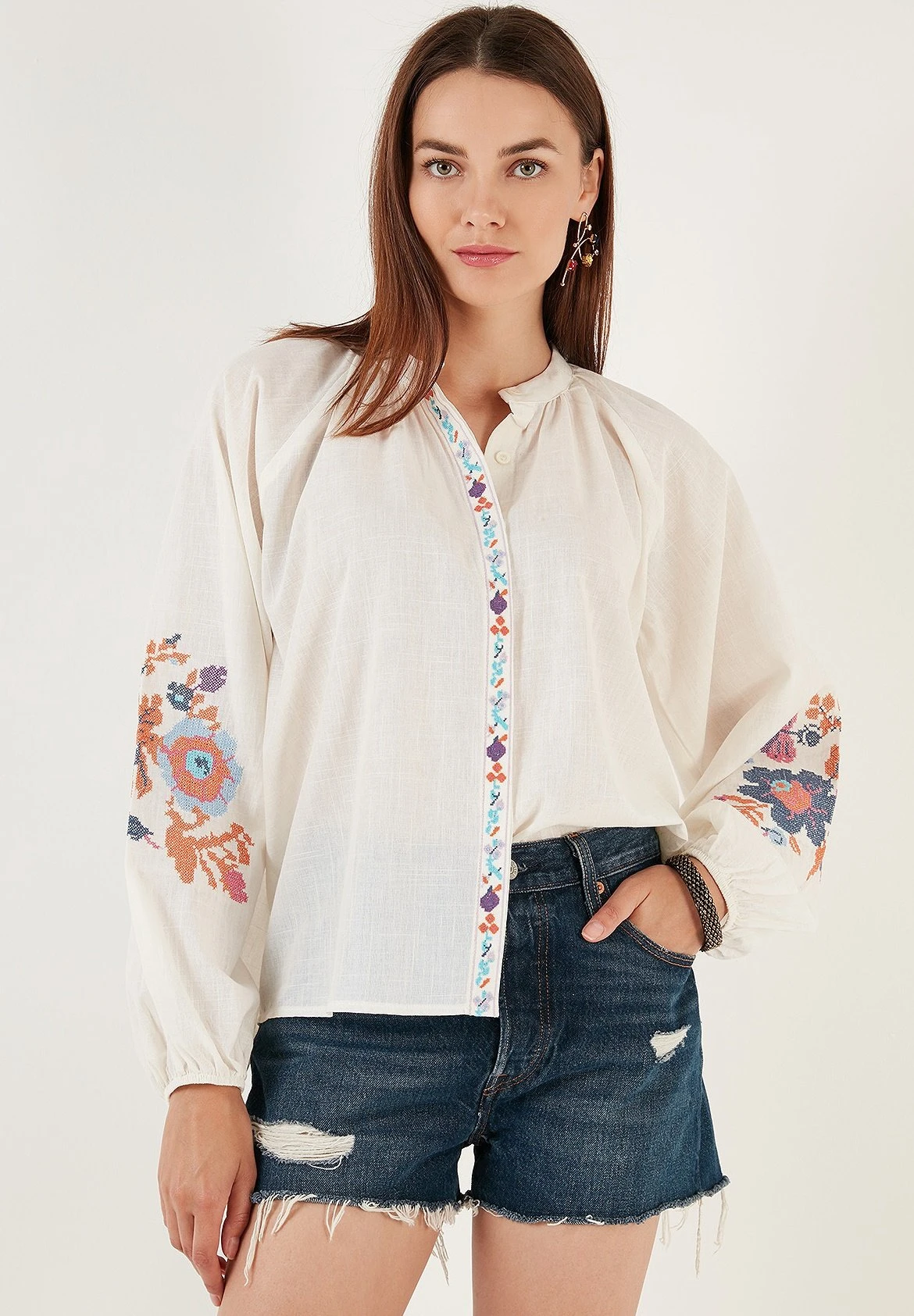 LELA Blouse - White 1 LELA Blouse - White