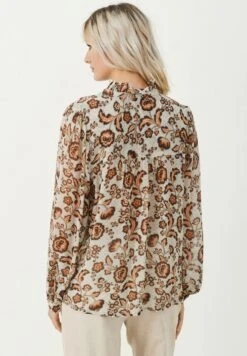 Part Two Viktorine - Overhemdblouse - Koi Japanese Flower Print 8 Part Two Viktorine - Overhemdblouse - Koi Japanese Flower Print -Korting Dameskleding f116128f20944e8faf86de97f9f938e2