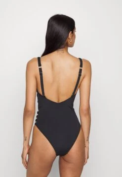 Seafolly Collective Gathered Strap One Piece - Badpak - Black -Korting Dameskleding f6ce77ed3eca4b5380dddf49784c3e4a