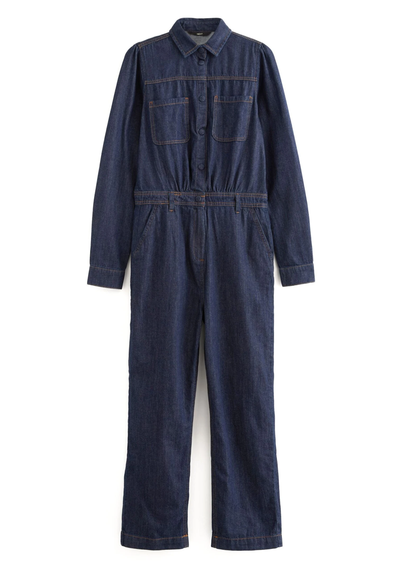 Next Button Through Boilersuit Petite - Jumpsuit - Rinse 5 Next Button Through Boilersuit Petite - Jumpsuit - Rinse - Afbeelding 5